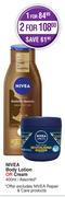 Nivea Body Lotion Or Cream Assorted-For 2 x 400ml 