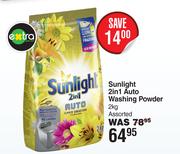 Sunlight 2 In 1 Auto Washing Powder Assorted-2Kg