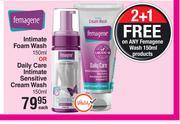 Femagene Intimate Foam Wash 150ml Or Daily Care Intimate Sensitive Cream Wash 150ml-Each