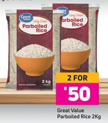 Great Value Parboiled Rice-For 2 x 2Kg