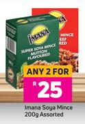 Imana Soya Mince Assorted-For Any 2 x 200g