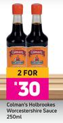 Colman's Holbrookes Worcestershire Sauce-For 2 x 250ml