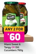 Miami Sweet & tangy Or Dill Cucumbers 760g-For Any 2