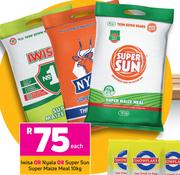 Iwisa Or Nyala Or Super Sun Super Maize Meal-10Kg Each