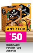 Rajah Curry Powder Assorted-For Any 3 x 100g
