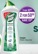 Handy Andy Cream Assorted-For 2 x 750ml