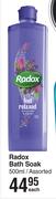 Radox Bath Soak Assorted-500ml Each