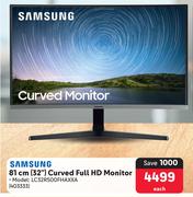 Samsung 81cm (32") Curved Full HD Monitor LC32R500FHAXXA