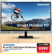 Samsung 81cm (32") UHD Smart LED Monitor LS32AM700UUXEN