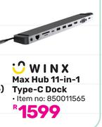 Winx Max Hub 11-In-1 Type-C Dock