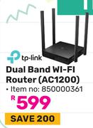 TP-Link Dual Band Wi-Fi Router AC1200