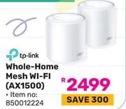 TP-Link Whole Home Mesh Wi-Fi AX1500