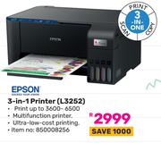 Epson 3-In-1 Printer L3252