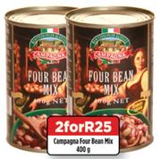 Campanga Four Bean Mix-2x400g