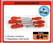 Autogear 6 Stuk Skroewedraaierstel SD6006