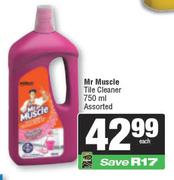 Mr Muscle Tile Cleaner Assorted-750ml