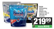 Finish Dishwashing Tablets Regular 56s,Quantum 50s Or Ultimate 45s Assorted