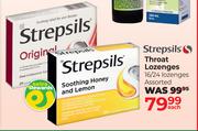 Strepsils Throat Lozenges 16/24 Lozenges Assorted-Each