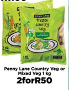 Penny Lane Country Veg Or Mixed Veg-For 2 x 1Kg