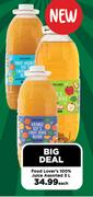 Food Lover's 100% Juice Assorted-3Ltr Each