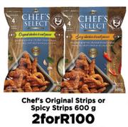 Chef's Original Strips Or Spicy Strips-For 2 x 600g