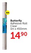 Butterfly Adhesive Roll Clear 1m X 450mm