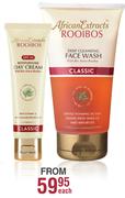 African Extracts Rooibos Skin Care Classic Normal & Combination Skin Products-Each