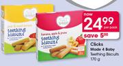 Clicks Made 4 Baby Teething Biscuits-170g Per Pack
