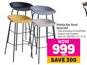 Pebble Bar Stool Assorted-Each