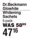 Dr Beckmann Glowhite Whitening Sachets 5 Pack