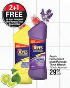 Jeyes Homeguard Multi Purpose Thick Bleach Assorted-750ml Each