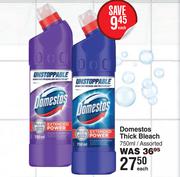 Domestos Thick Bleach Assorted-750ml Each