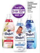 Comfort Concentrated Fabric Conditioner Bottle Assorted-800ml
