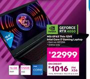 MSI GF63 Thin 12VE Intel Core i7 Gaming Laptop