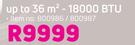Logik Up To 36 Sqm 18000 BTU
