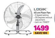 Logik 45cm Floor Fan