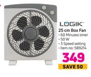 Logik 25cm Box Fan
