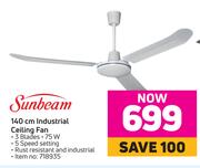 Sunbeam 140cm Industrial Ceiling Fan