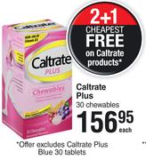 Caltrate Plus 30 Chewables-Each