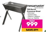 Megamaster 700 Barrel Crossover Braai