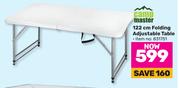 Campmaster 122cm Folding Adjustable Table
