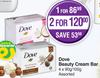 Dove Beauty Cream Bar Assorted-For 1 x 4 x 90g/100g