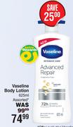 Vaseline Body Lotion Assorted-625ml