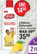 Lifebuoy Bodywash Assorted-400ml