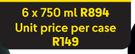 Spier Creative Block Range-6 x 750ml 