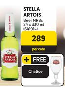 Stella Artois Beer NRBs-24 x 330ml Per Case