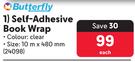 Butterfly Self-Adhesive Book Wrap 24098-Each