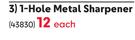 Staedtler 1-Hole Metal Sharpener 43830-Each