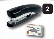 Rexel Juno 105 Half Strip Plastic Stapler Bundle 397318-Per Bundle.
