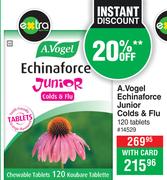 A.Vogel Echinaforce Junior Colds & Flu-120 Tablets